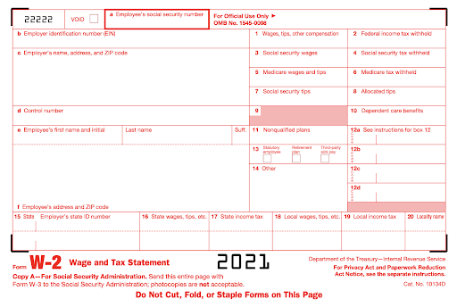 1040, W2 o Prueba de Ingresos