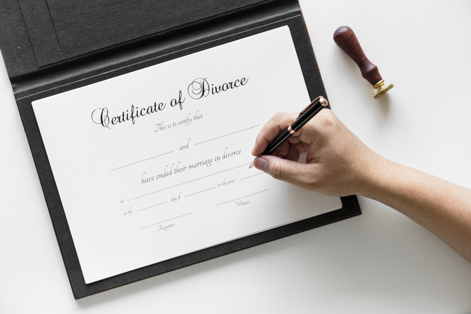 Certificado de Divorcio